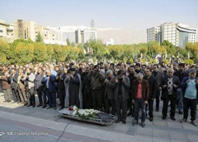بدرقه پیکر مجید اوجی به سوی خانه ابدی
