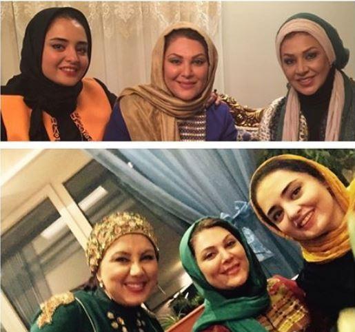 لاله اسکندری در کنار نرگس محمدی و بهنوش بختیاری لاله اسکندری در کنار نرگس محمدی و بهنوش بختیاری