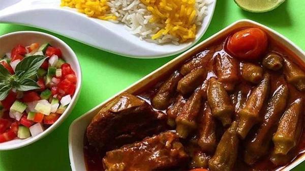 طرز تهیه خورشت بامیه با گوشت گوسفندی خوشمزه و جا افتاده